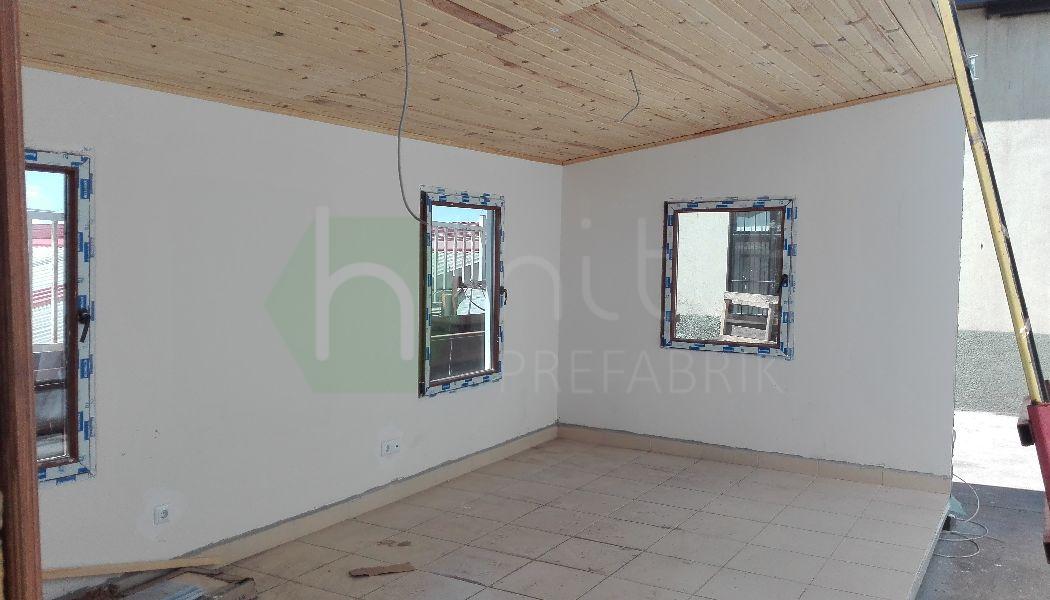 Modüler Prefabrik Ev 48 iç